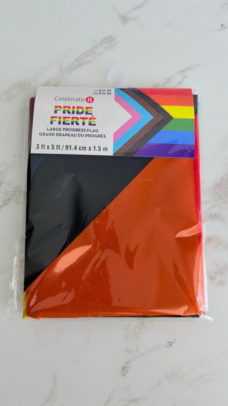 Celebrate It Large Progressive Pride Flag 3 ft x 5 ft Outdoor Indoor Banner NWT